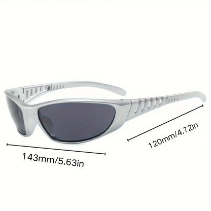 Retro glasögon herr – bred båge & metallic