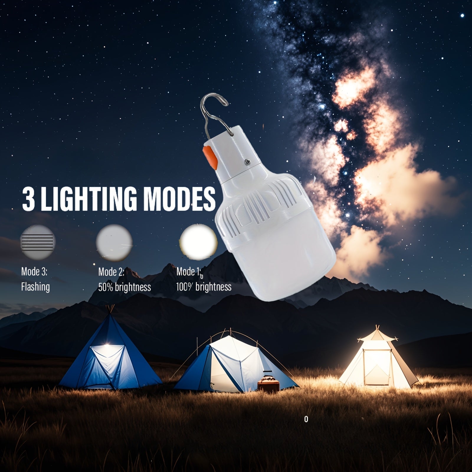 USB Lampa™ – Uppladdningsbar LED-lampa för Utomhus