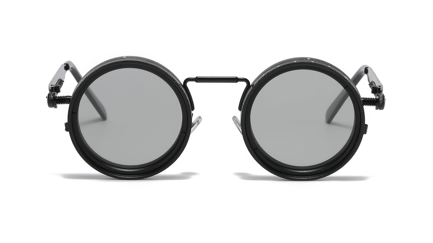 Moderna Justerbara Glasögon med Ljus, Retro Punkstil