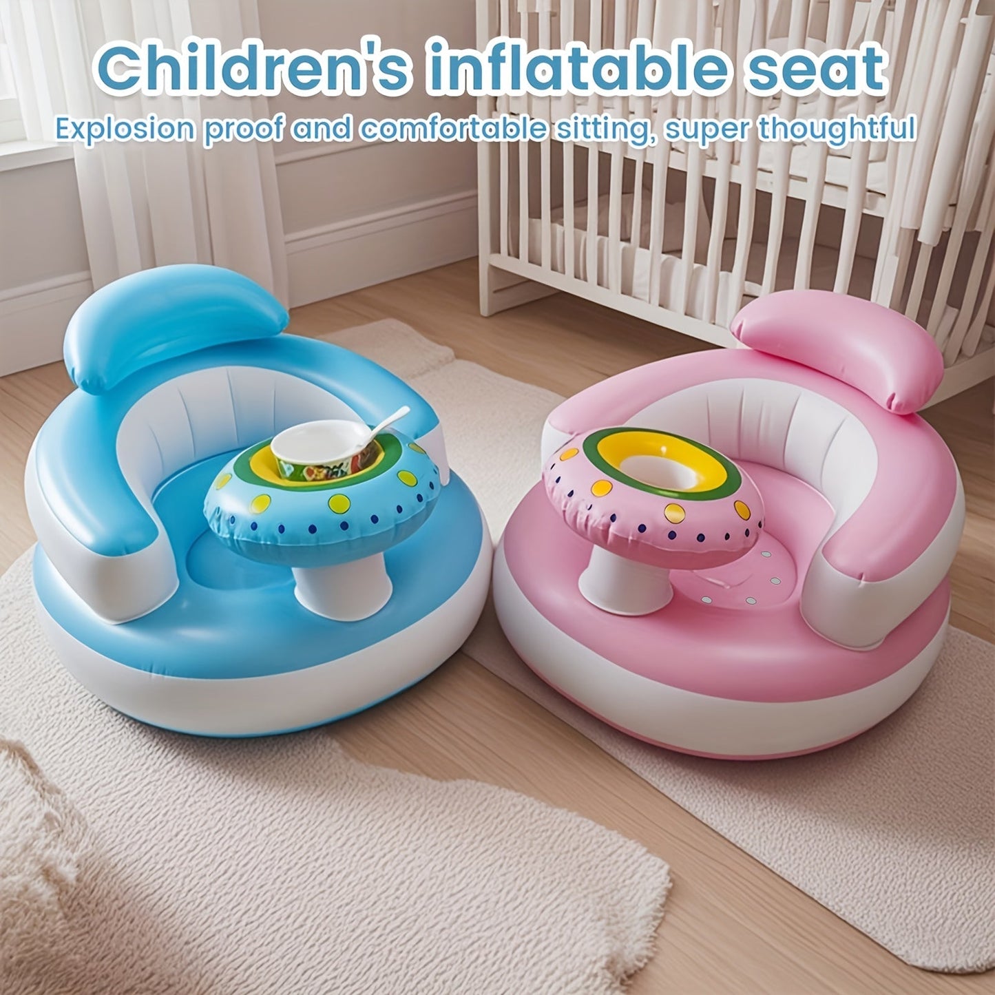 Uppblåsbar Barnfåtölj med Stöd