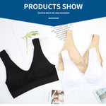 Sömlös sport-bh plus size – andningsbar med push-up & uttagbara inlägg