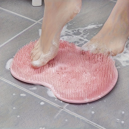 Fot- och Rygg Skrubbmatta – Silikon, Väggmonterad