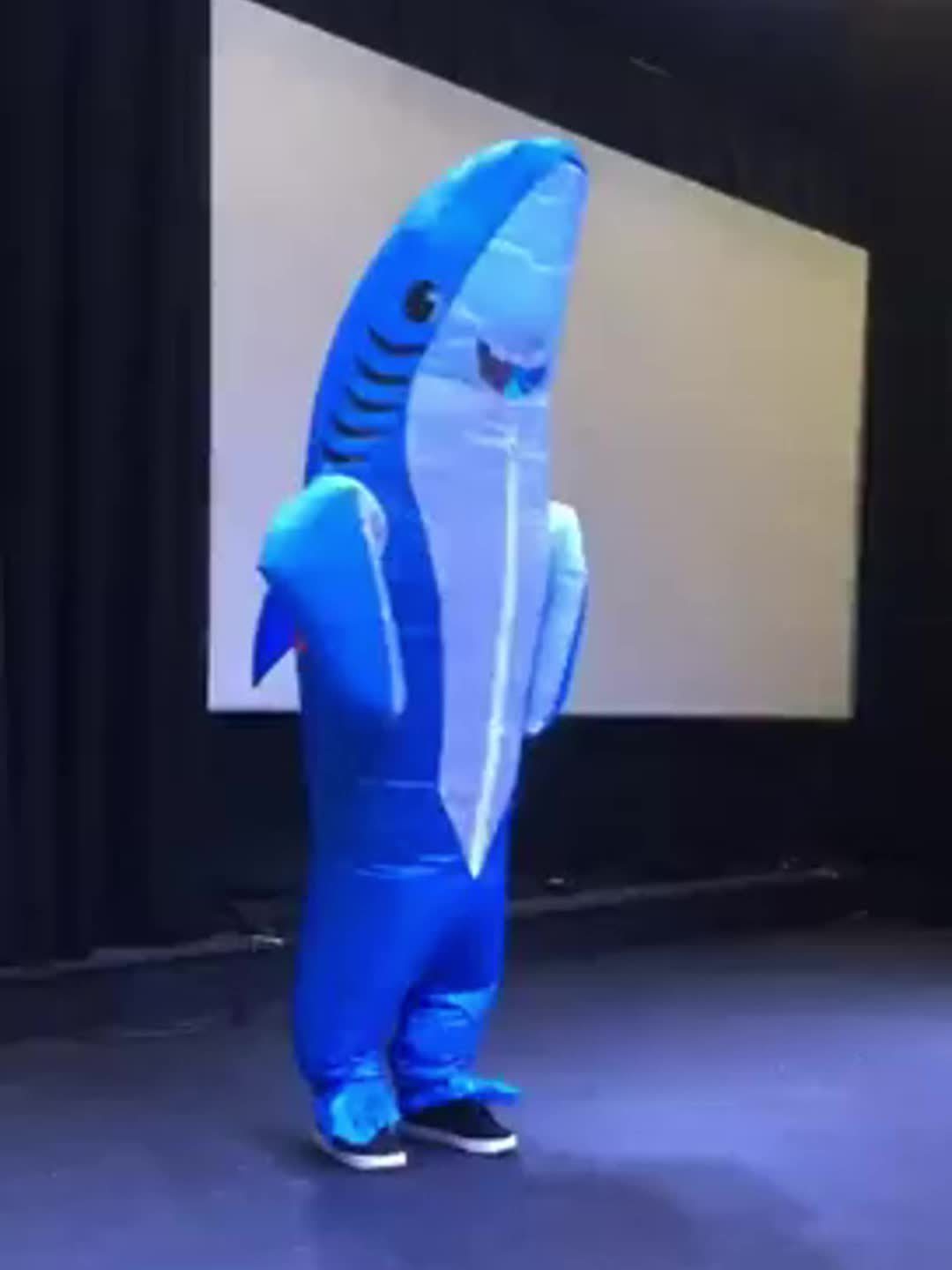 Ilmatäytteinen sinihain asu aikuisille, Halloween