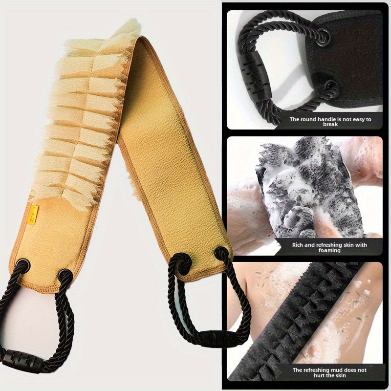 Extra Lång Ryggskrubb 92 cm, Loofah Mesh