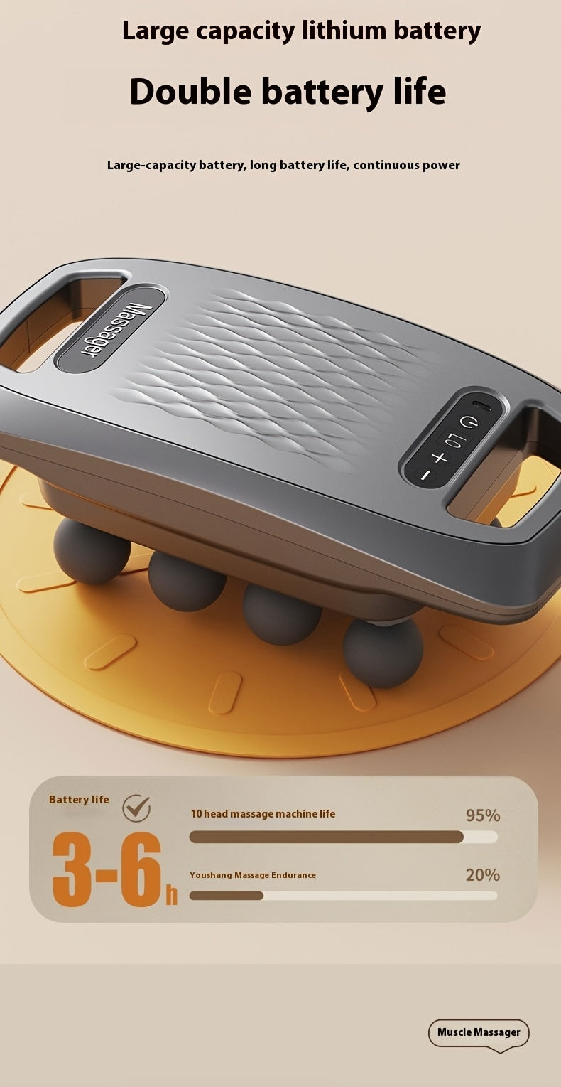 MassagePistolen™ – Kraftfull Massagepistol med 10 Munstycken