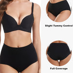 5-pack Höga Midjetrosor för Kvinnor – Bekväma & Formande