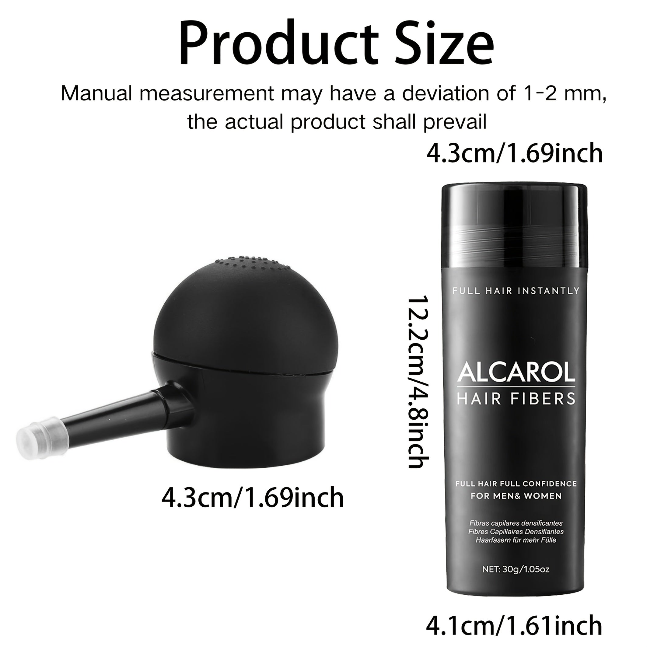 Tjockande Fiberpulver för Hår