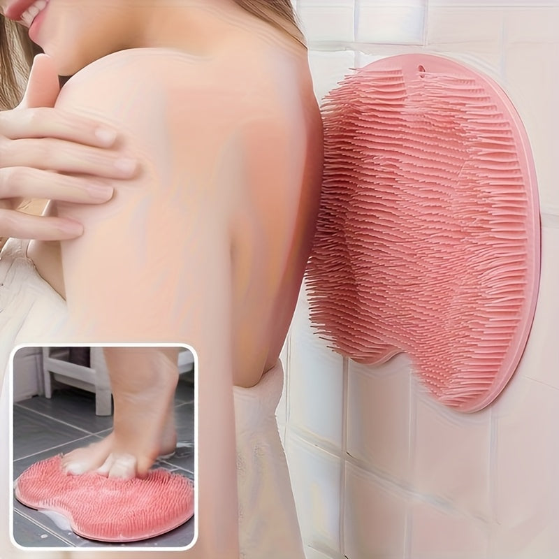 Fot- och Rygg Skrubbmatta – Silikon, Väggmonterad