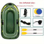 2-3 Personers Uppblåsbar Kajak med Paddlar