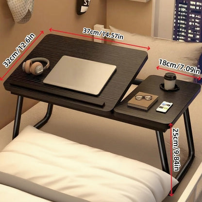 Fällbart laptopsbord aluminium – portabelt skrivbord för dator & hemkontor