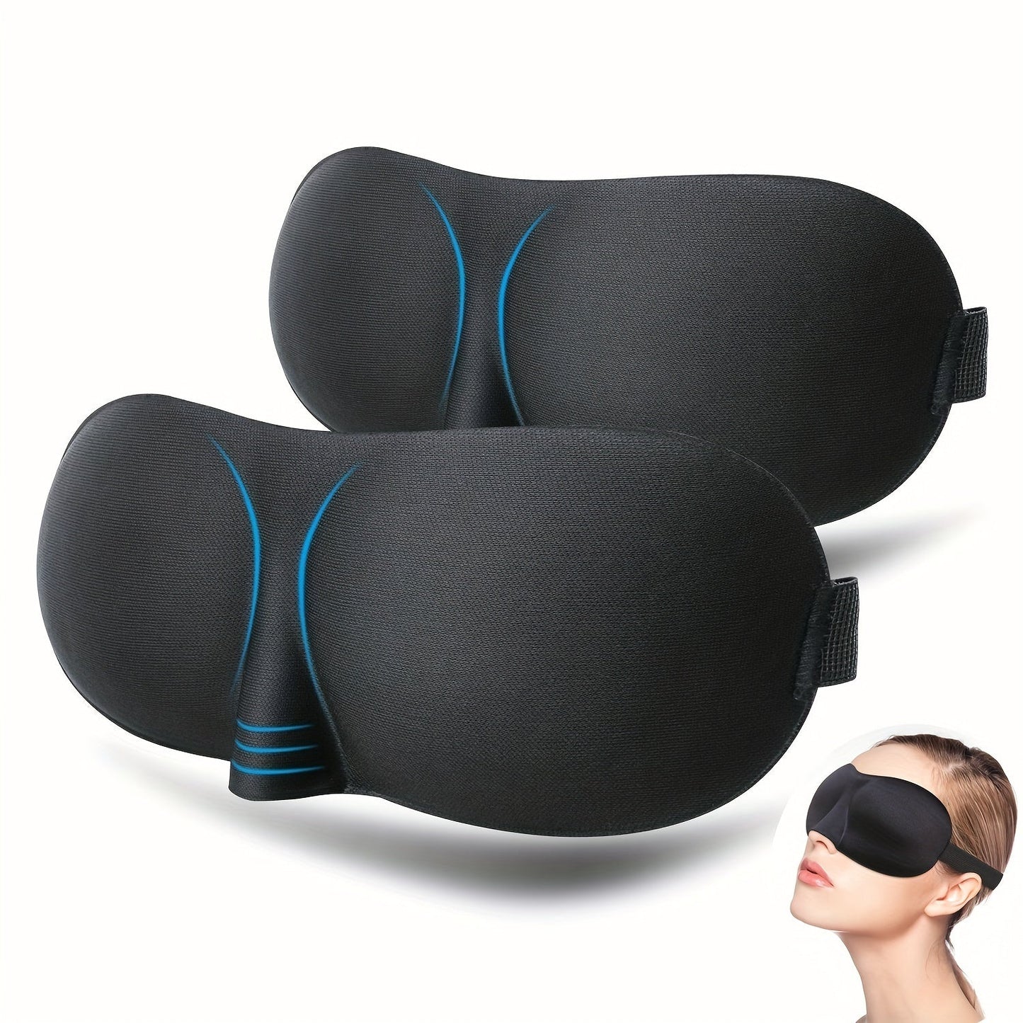 SömnMask – 3D-formad ögonmask i memory foam
