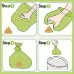 540/210-pack Hundbajspåsar med Söt Tassdesign