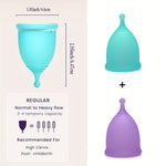 MensKopp™ Duo – Mjuk & Säker Menskopp i 2 Storlekar (12h Skydd)