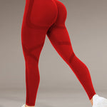 Höga Träningstights med Push-Up Effekt – Perfekta för Gym & Yoga