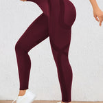 Höga Träningstights med Push-Up Effekt – Perfekta för Gym & Yoga