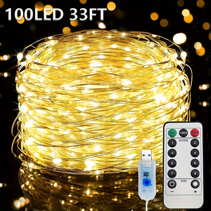 USB FairyLights™ – 20m LED Ljusslinga med Fjärrkontroll
