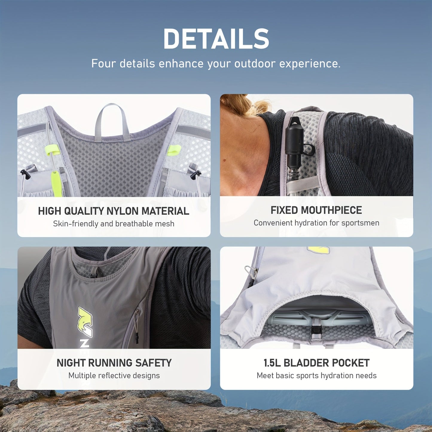 Juoksuliivi 5,5 litran vesirakolla