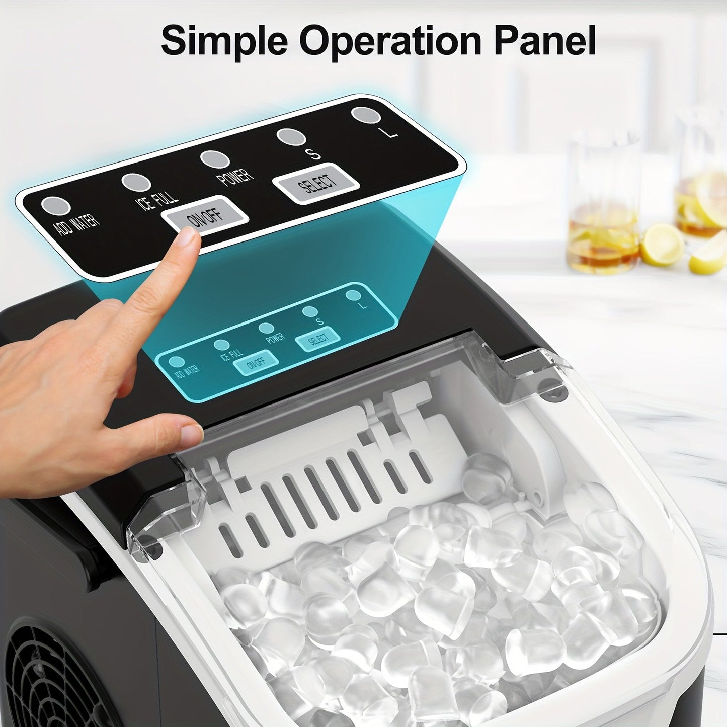 Liten Hem-Ismaskin, Självrengörande med 6-minuters Tillverkning