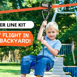 Zipline Set i Polyester för Barn och Vuxna