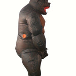 Uppblåsbar Gorilla Maskeraddräkt för Vuxna