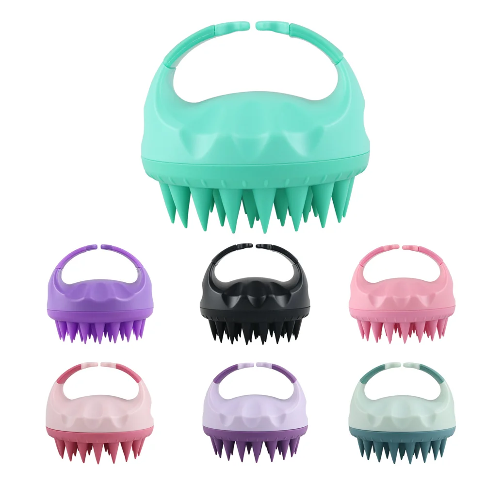 Päänahan hierontaharja – pehmeä silikoniharja pesuun ja kylpylään