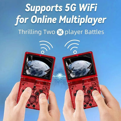 Punainen - Retropelikonsoli modernilla hohteella (yli 1000 peliä)