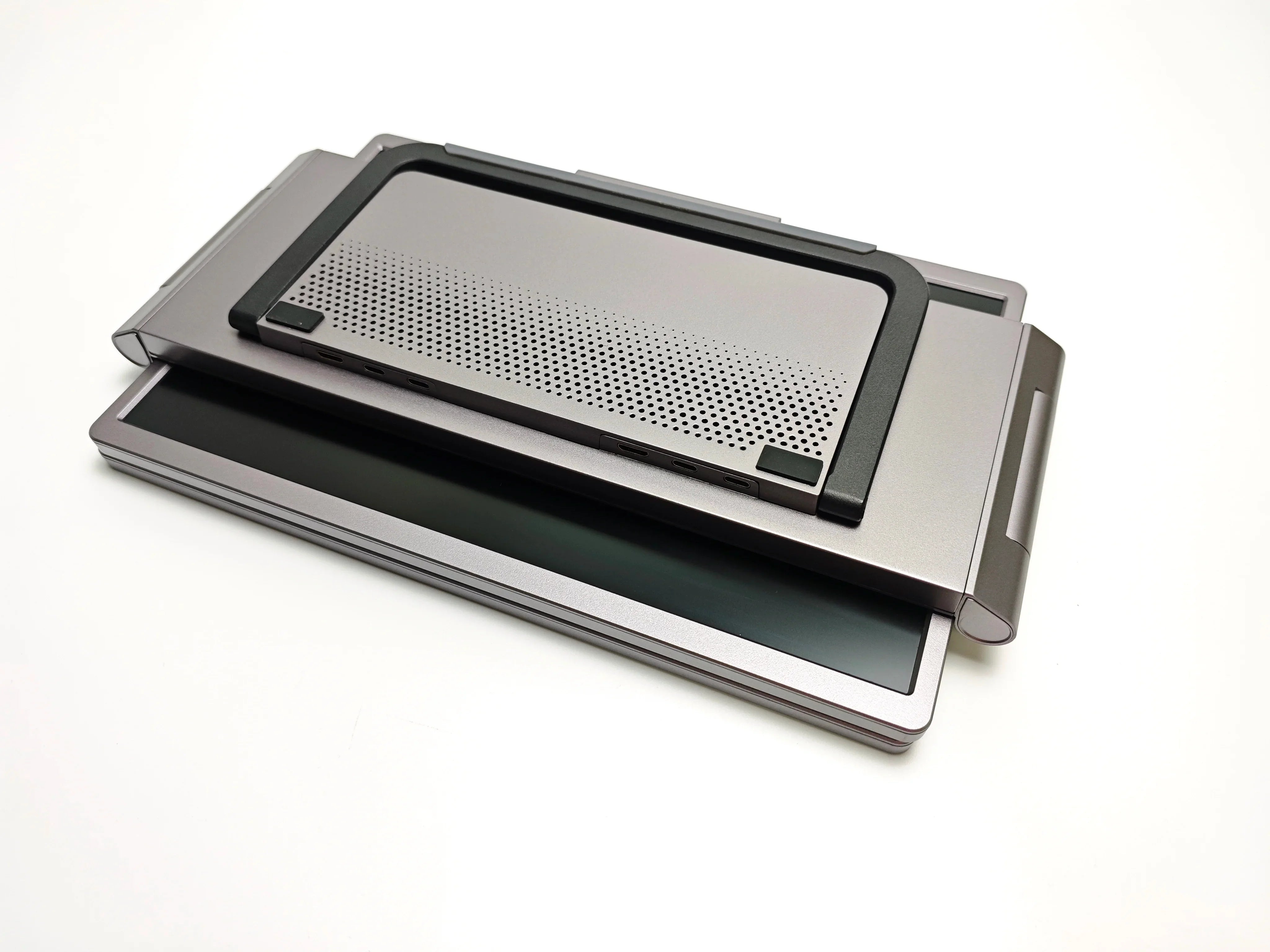 Portable Dubbel Laptop Skärm