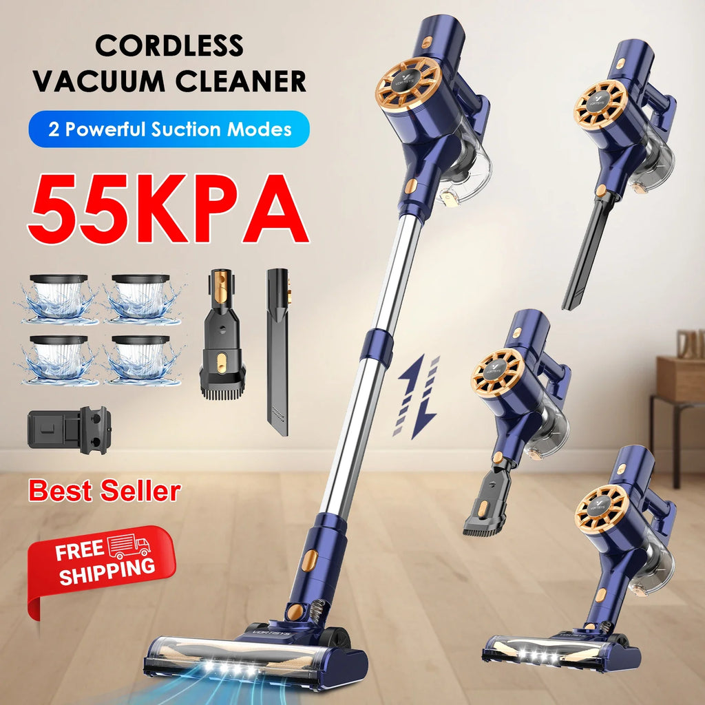 dammsugare – sladdlös dammsugare med 5-i-1 filter