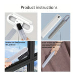 GlansBorsten™ – Professionell 2-i-1 Fönsterputs & Pälsborttagare med Skrapa och Rengöringsborste