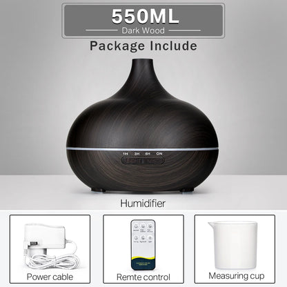 AromLuftfuktare™ – Ultrasonisk Diffuser med Fjärrkontroll