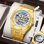 Klocka Patrik (mekanisk herrklocka med tourbillon-design & vattenskydd)