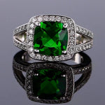 Ring Emilia (färgglad ring med zirkoner – klassisk design)