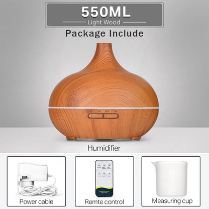 AromLuftfuktare™ – Ultrasonisk Diffuser med Fjärrkontroll