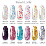 Poly Nail Gel Set – UV gel för nagelförlängning och manikyr