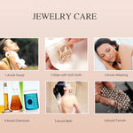 Smyckeset Freja (halsband & örhängen i snöblomsdesign – guldfärg)