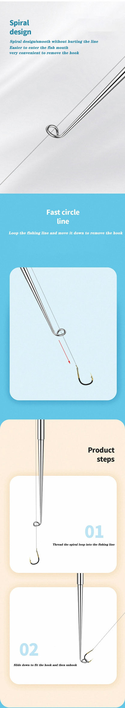 Krokkännare – snabb avhakare för fiskekrok