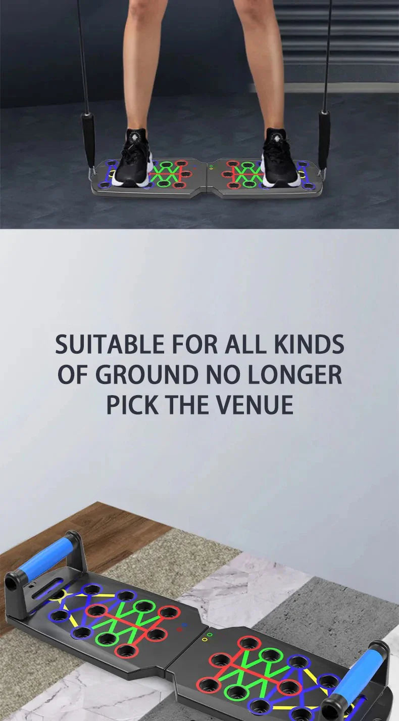 Push-up board set – multifunktionella armhävningshandtag, portabelt