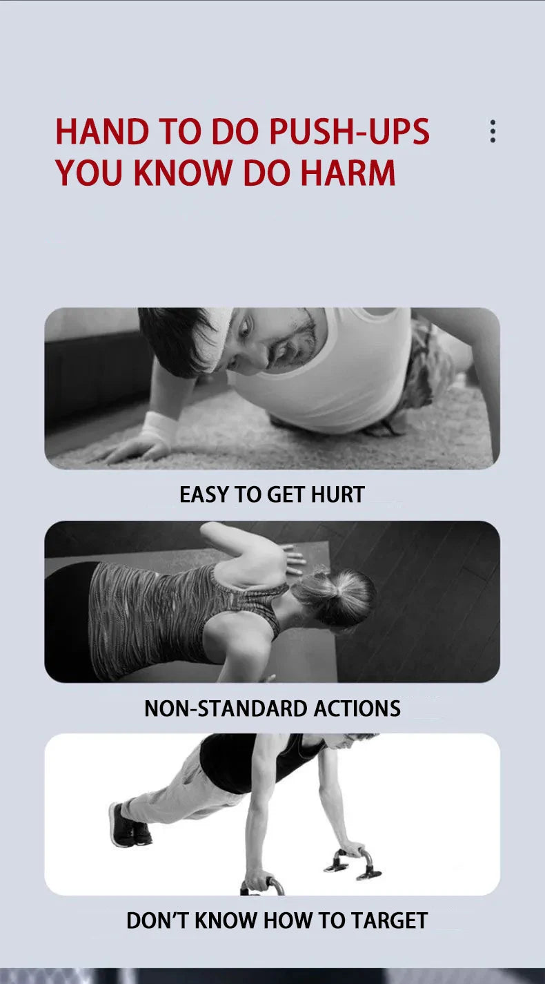 Push-up board set – multifunktionella armhävningshandtag, portabelt