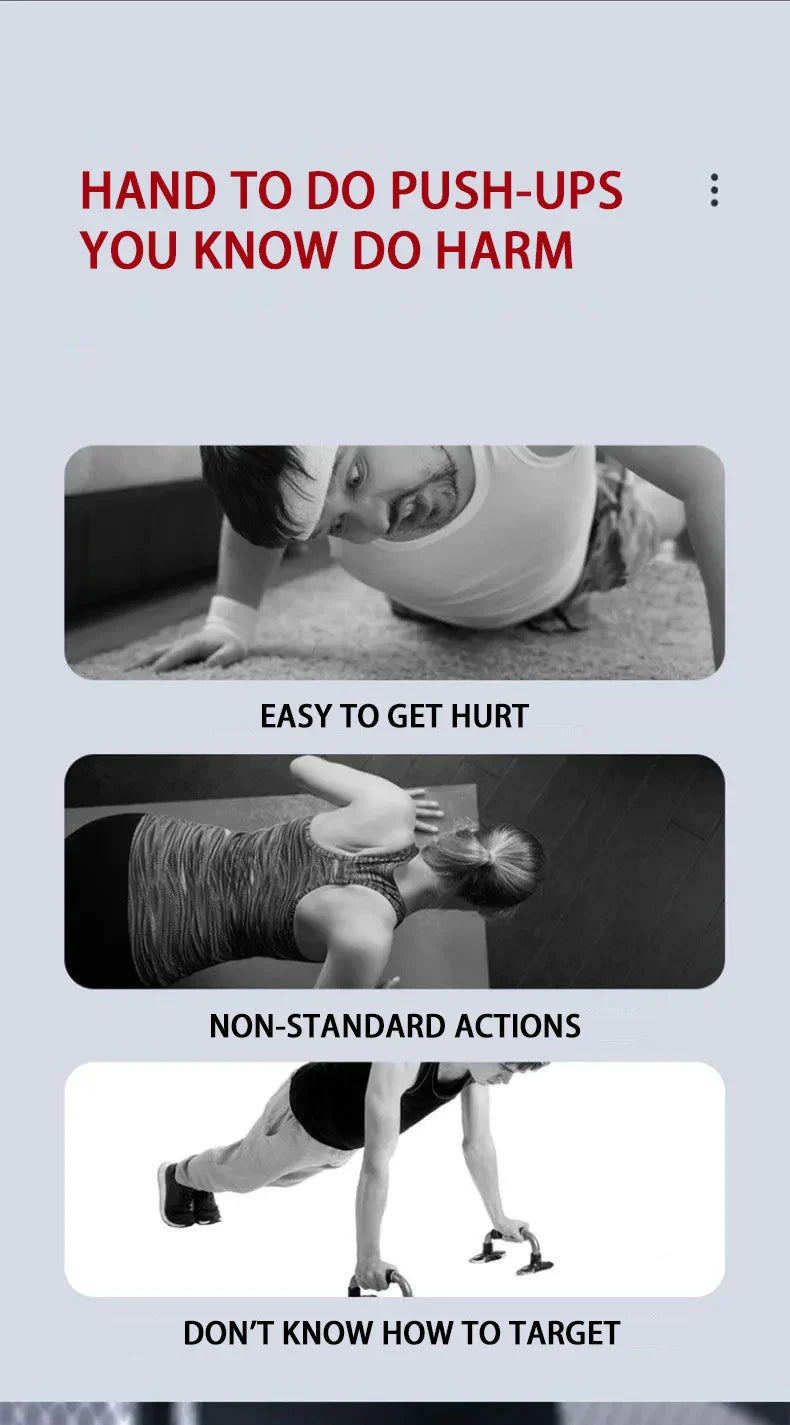 Push-up board set – multifunktionella armhävningshandtag, portabelt