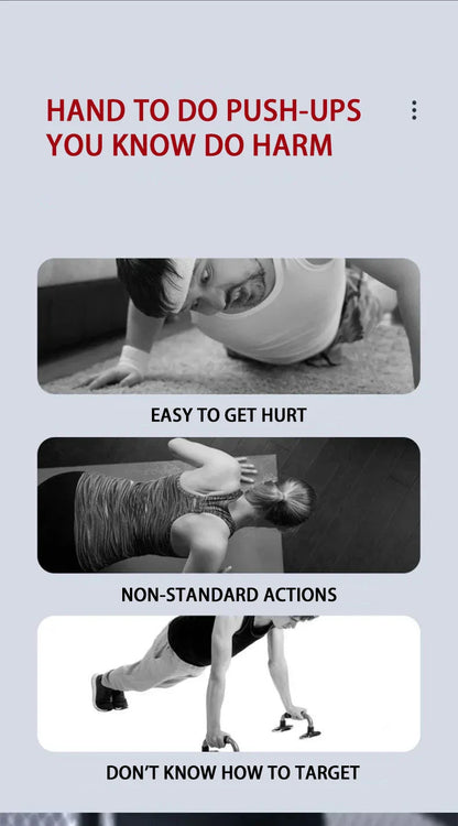 Push-up board set – multifunktionella armhävningshandtag, portabelt