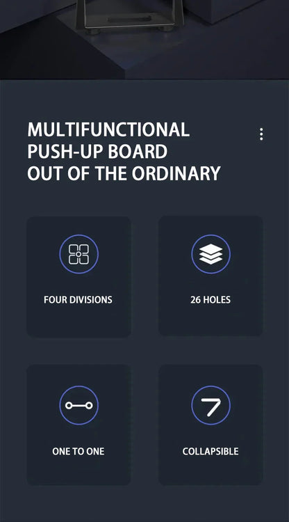 Push-up board set – multifunktionella armhävningshandtag, portabelt