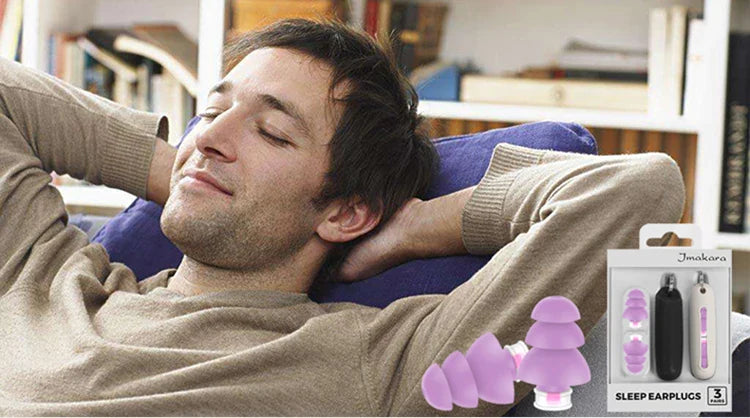 Sovproppar silikon – öronproppar mot snarkning & buller