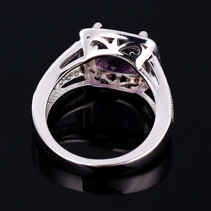 Ring Emilia (färgglad ring med zirkoner – klassisk design)