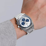 Klocka Gustav (herrklocka i stål med kalender & vattenskydd)