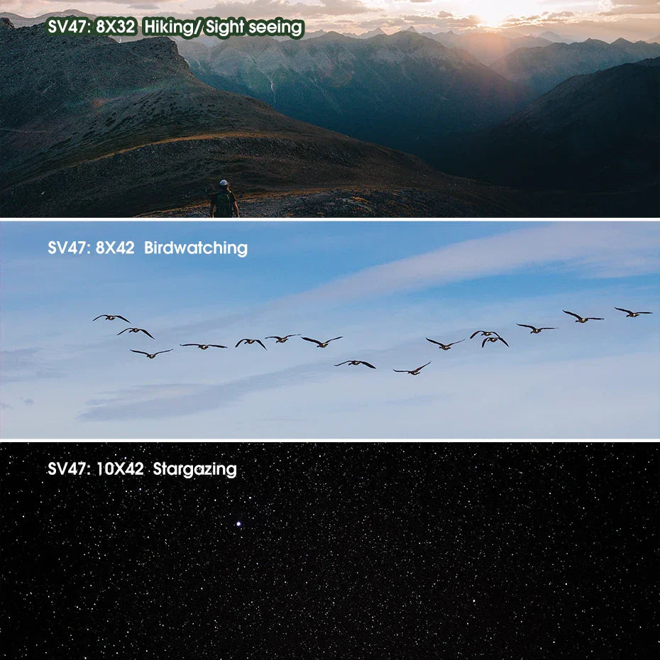 Kikare – professionell fågelkikare 8x32/8x42/10x42 IPX7 vattentät