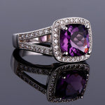 Ring Emilia (färgglad ring med zirkoner – klassisk design)