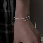 Armband Liv (dubbellager-armband med pärlor – enkel design)