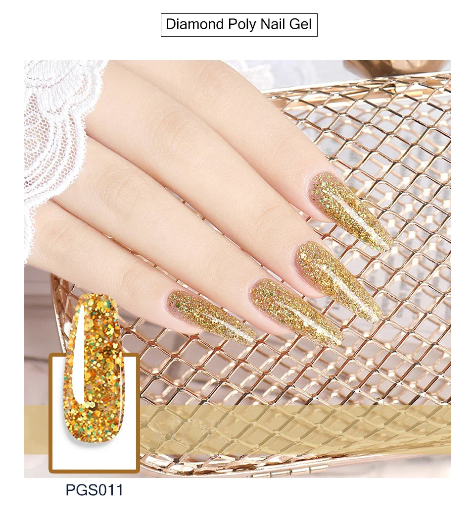 Poly Nail Gel Set – UV gel för nagelförlängning och manikyr