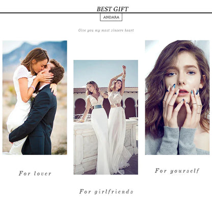 Ring Elise (klassisk ring med glittrande zirkonsten)