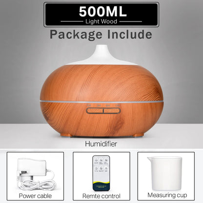 AromLuftfuktare™ – Ultrasonisk Diffuser med Fjärrkontroll